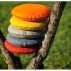 Coussin Smarties en feutre - orange